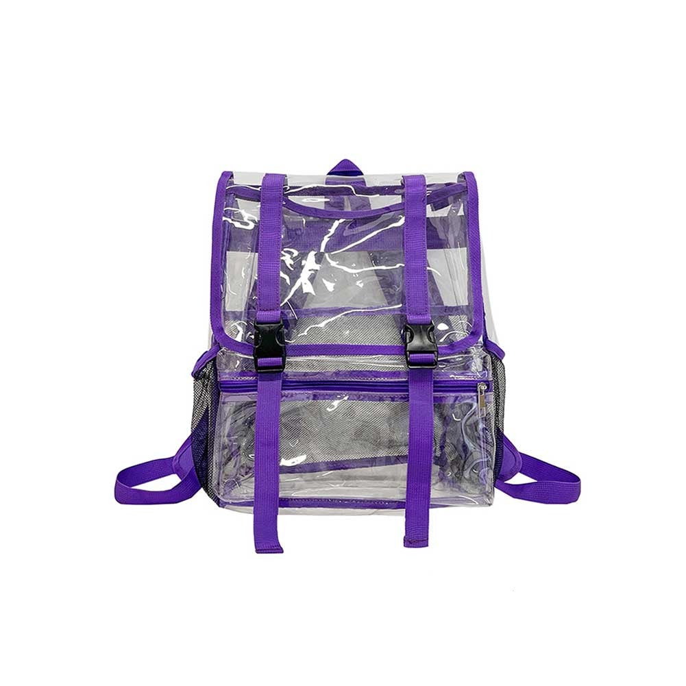 Heavy Duty Clear Backpack Transparent See Through Plastic Bookbag